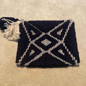 NWOT Francesca’s Alessia Handloom Fabric Clutch or Carry Case